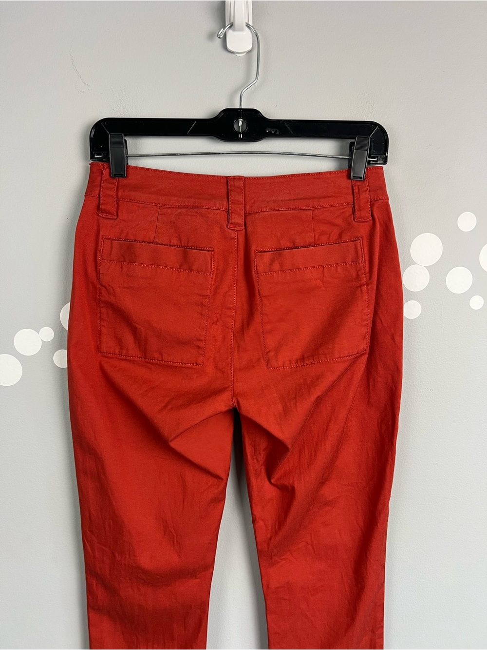 Cabi Explorer Slim Leg Pants Copper Orange Size 2 Utility Stretch - Picture 3 of 9